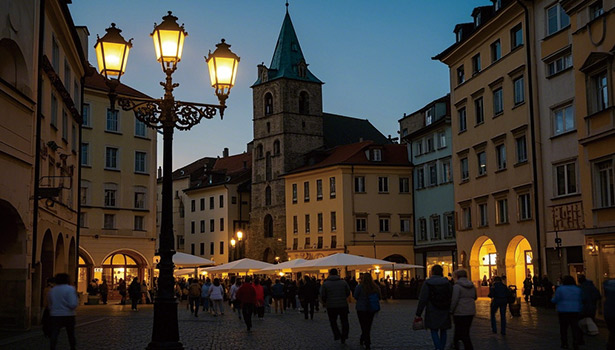 Traditional street lights